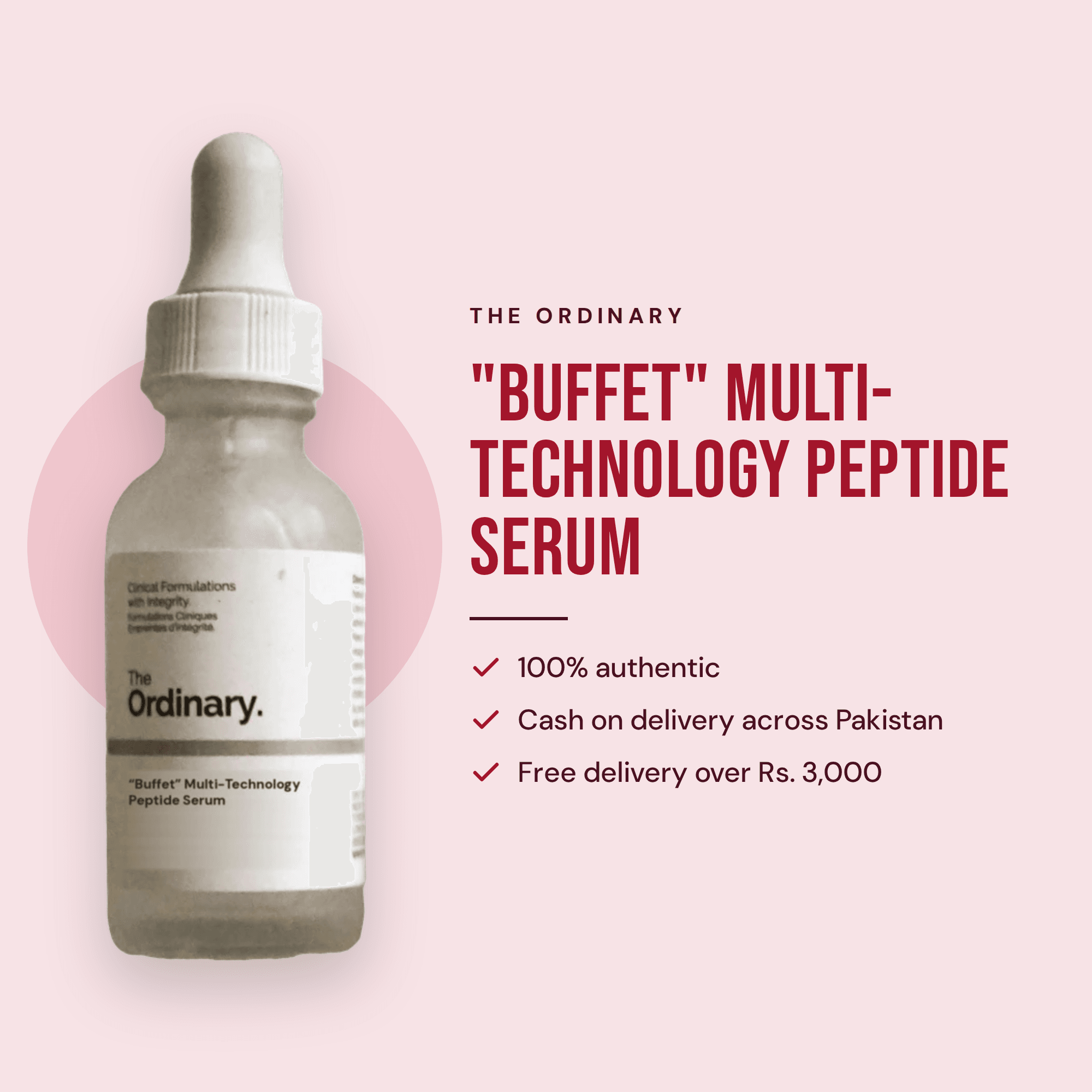 “Buffet” Multi Technology Peptide Serum