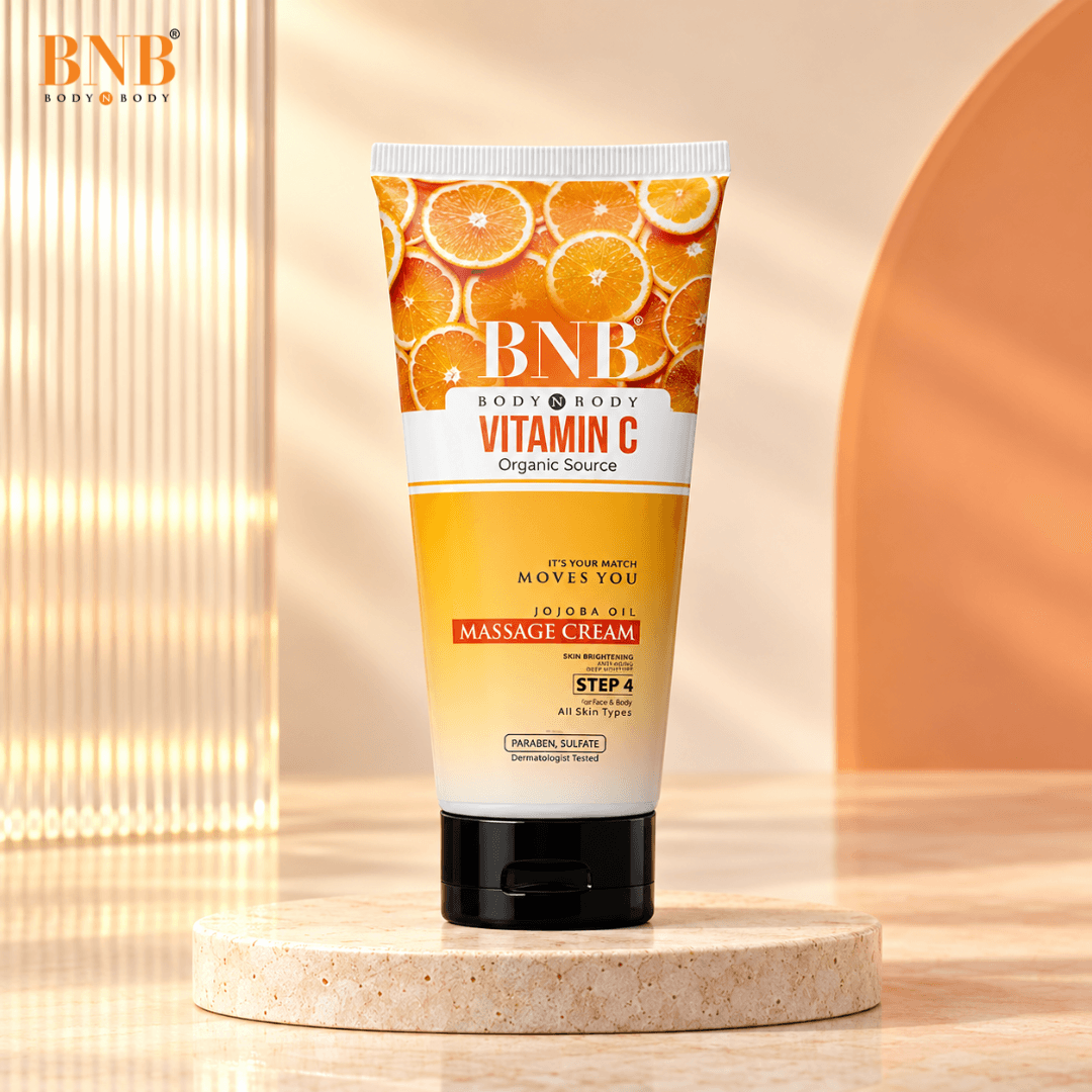 BNB Organic Source Vitamin C Massage Cream, 200ml