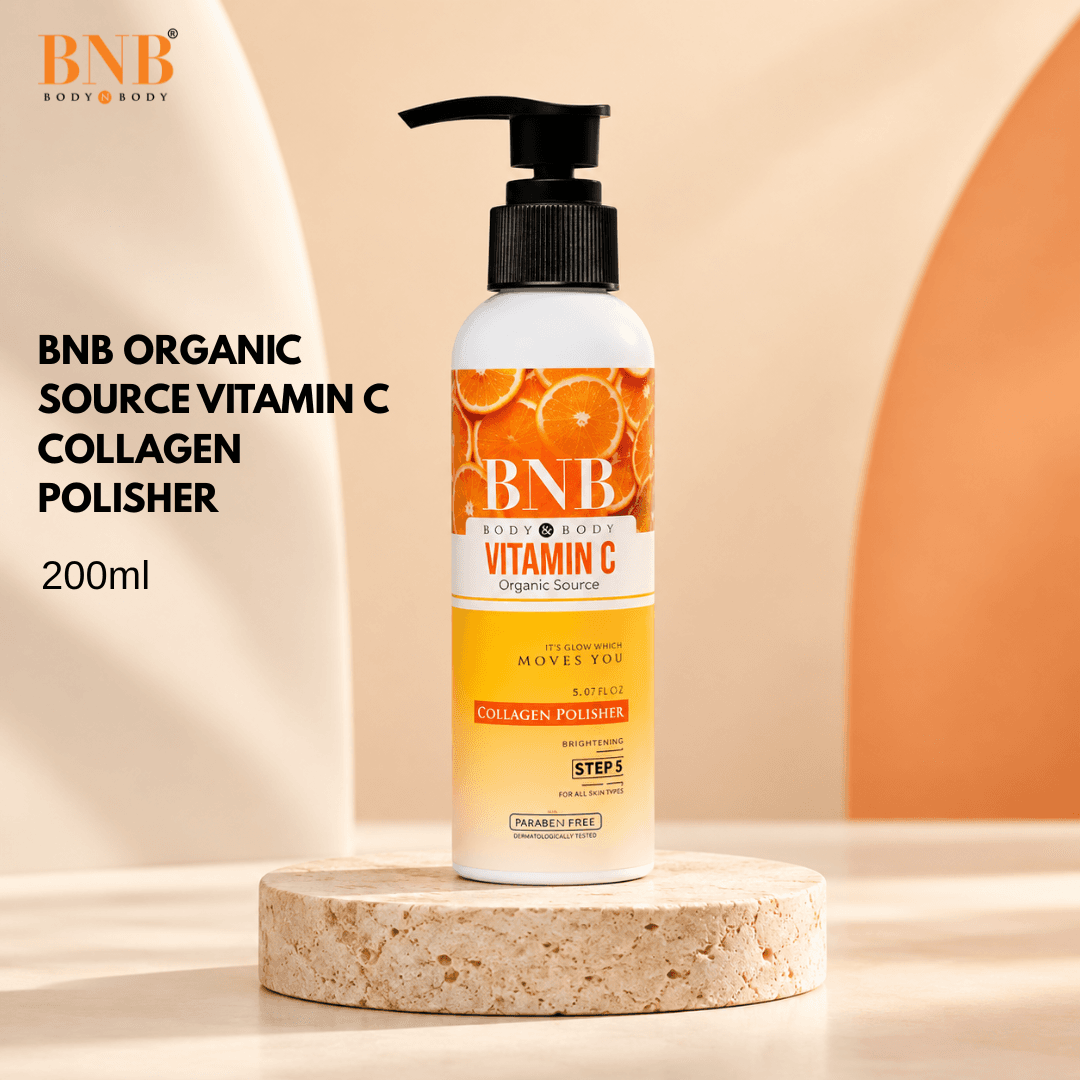 BNB Organic Source Vitamin C Collagen Polisher, Skin Brightening, 200ml