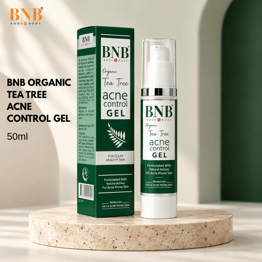 BNB Organic Tea Tree Acne Control Gel, Paraben And Silicon Free, 50ml